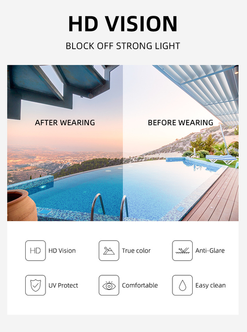 Square Metal Anti-Blue Light Glasses, Casual Outdoor Style