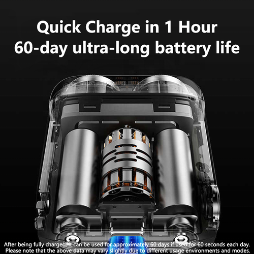 Waterproof Electric Shaver - 18-Blade Precision, 60-Day Battery Life & Type-C Fast Charge｜Men's Grooming Essential