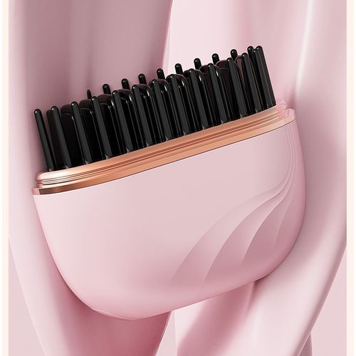 Wireless Straightener Brush: Salon Hair Anytime, Anywhere!