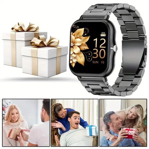 Smart Watch - Custom Watch Face + Blood Pressure & Sleep Monitoring + IP67 Waterproof, Multi-Functional Sports & Health Tracker, Unisex