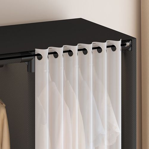 360° Dust-Proof Wardrobe - Multifunctional Storage, Strong Load-Bearing & Privacy Curtain Design｜Home Organization Must-Have
