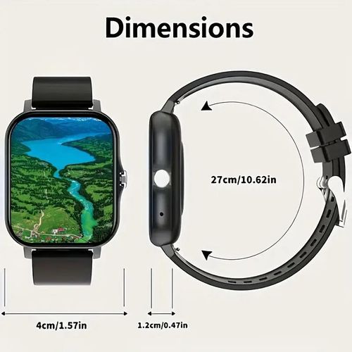 Smart Watch - Custom Watch Face + Blood Pressure & Sleep Monitoring + IP67 Waterproof, Multi-Functional Sports & Health Tracker, Unisex