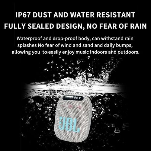 JBL Wind 3 Bike Speaker - Bluetooth 5.0, IP67 Waterproof & 5H Battery｜Cycling Audio Essential