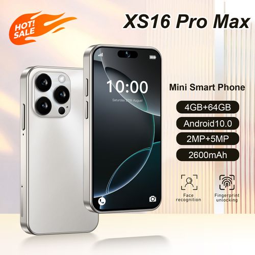 XS16 Pro Max Mini Smartphone - 4.0  Screen, 4+64GB & 2600mAh Battery｜Compact Powerhouse