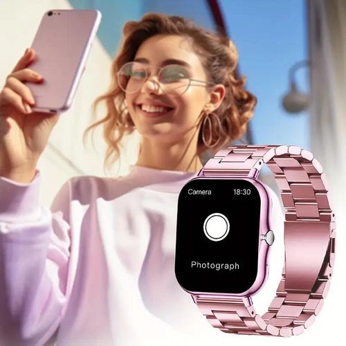 Smart Watch - Custom Watch Face + Blood Pressure & Sleep Monitoring + IP67 Waterproof, Multi-Functional Sports & Health Tracker, Unisex