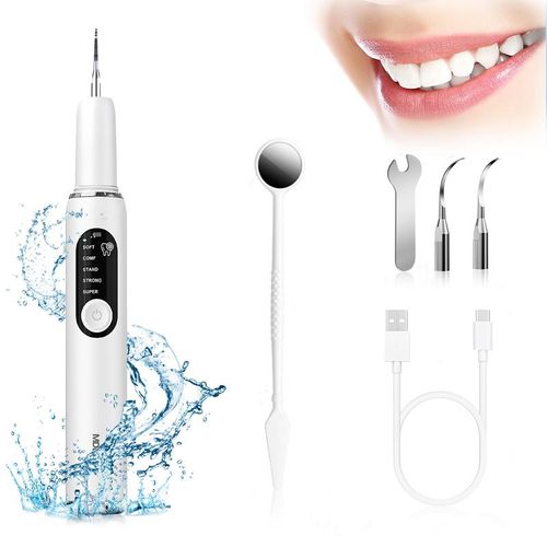 Ultrasonic Teeth Cleaner: Deep Clean Plaque, Stains & Bad Breath – 5 Modes, Portable & Gum-Safe!