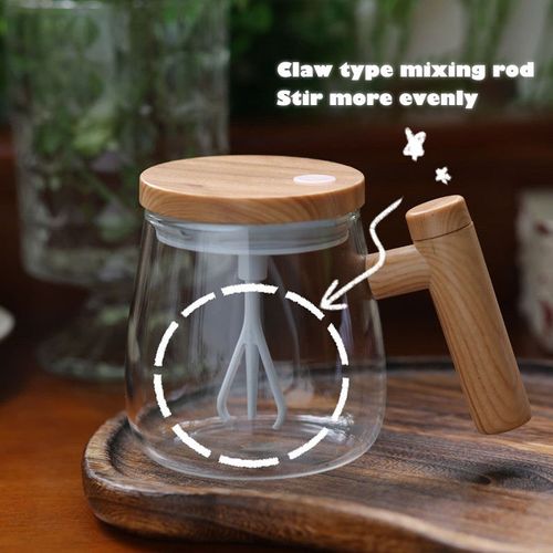 Smart Mixing Pitcher: Effortless Stirring for Coffee Tea + Hidden Storage!