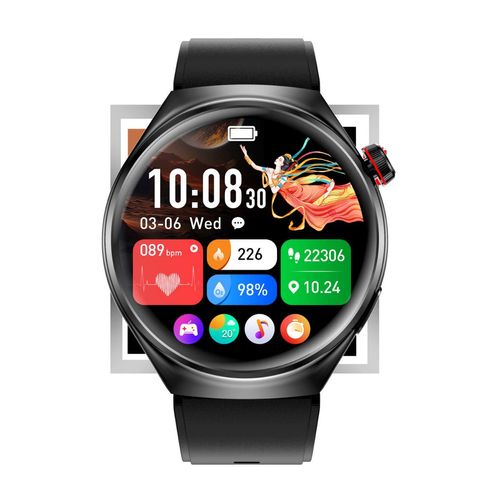 1.5  Borderless Smart Watch - Bluetooth Call, Heart Rate.Oxygen.Sleep Monitor, Multi-Sport Modes & Rotating Crown｜Lifestyle Essential