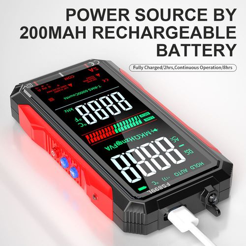 FS899L Digital Multimeter - 4.8  Color Screen, Auto-Ranging & Rechargeable｜Electrical Pros Choice