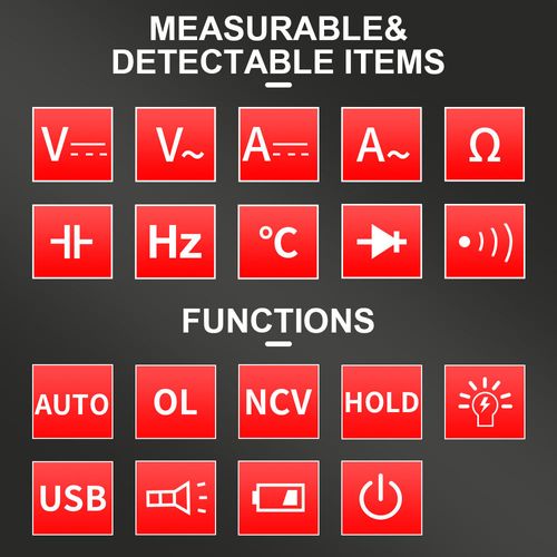 FS899L Digital Multimeter - 4.8  Color Screen, Auto-Ranging & Rechargeable｜Electrical Pros Choice