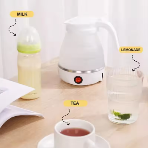 Foldable Electric Kettle | Compact, Portable & Perfect for Travel, Home or Office!