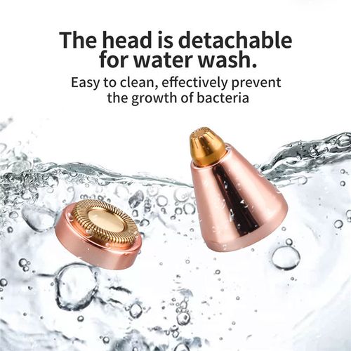 2‑in‑1 Rechargeable Eyebrow Trimmer & Body Hair Shaver