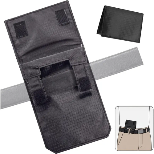 Hidden Travel Money Belt, Anti‑Theft Waist Pouch, Under Clothes Security Wallet for Passport Cash Credit Card, Safe Travel Pouch for Men Women
