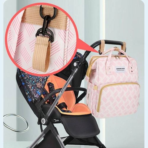 Large Capacity Diaper Bag Backpack For Mom, Aluminum Foil Insulated 3 Bottle Pockets, Multi Pockets Mommy Bag with USB Charging Port, Stylish Baby Nappy Bag for Travel & Outdoor Kenya