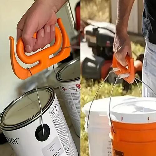 Ergonomic Shopping Bag Carrier Handle Labor‑Saving Plastic Hand Grip For Grocery Bags Paint Buckets Water Jugs.Pack of 2