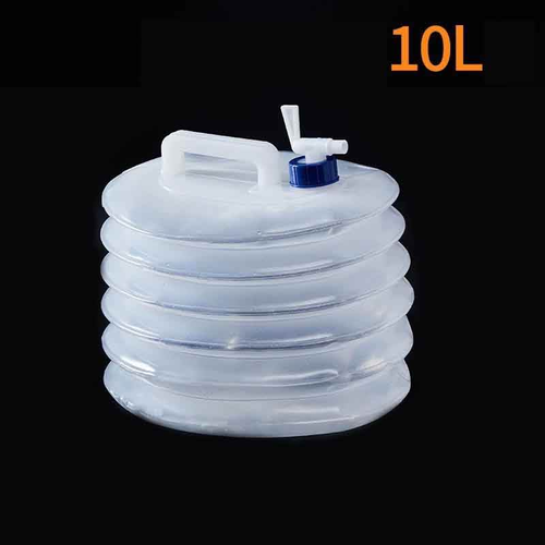 15L Collapsible Water Container with Tap, Portable Foldable Water Storage Jug for Camping, Outdoor & Emergency Water Supply