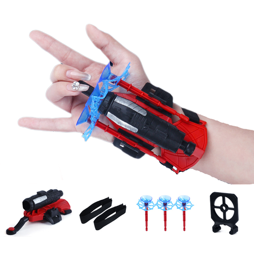 Spider Web Launcher Toy Glove, Hero Wrist Shooter for Kids, Suction Darts Gift