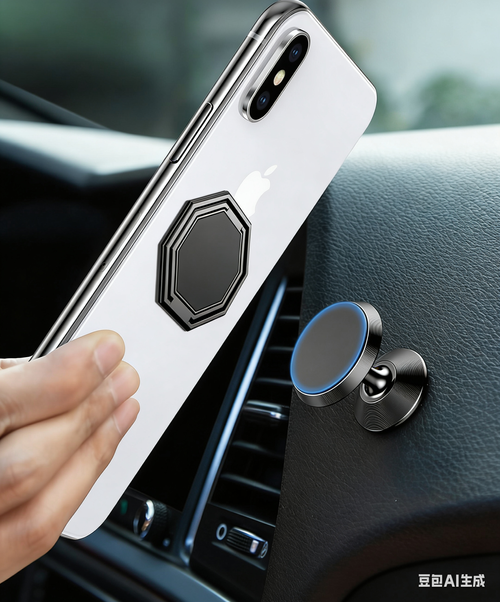 Car & Desk Magnetic Foldable Phone Ring Stand