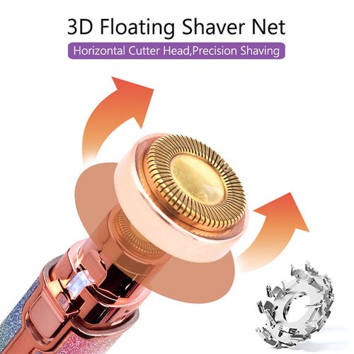 2‑in‑1 Rechargeable Eyebrow Trimmer & Body Hair Shaver