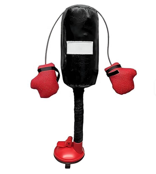 Cat Boxing Punching Bag Toy, Suction Cup Interactive Kitten Play Toy for Indoor Cats