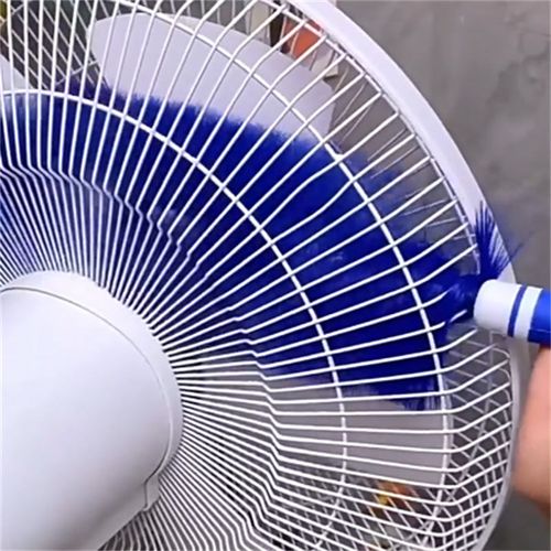 Flexible Bendable Fan Dust Cleaning Brush, Long Bristle Gap Cleaner Brush, Multi‑Purpose Household Cleaning Tool for Fan, Radiator, Vents & Furniture Gap,Pack of 3