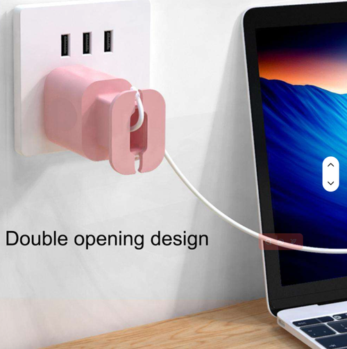 Tired of messy charging cables? This Cable Wrapper Organizer Saves Your Space!