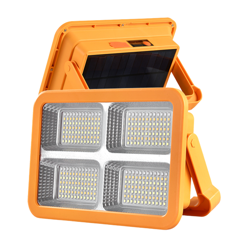 Portable Solar LED Work Light IP66 Waterproof, Magnetic Rechargeable Flood Light For Home Power Outage, Outdoor Camping Repair Light