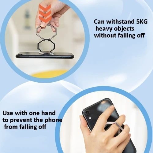 Car & Desk Magnetic Foldable Phone Ring Stand