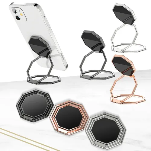 Car & Desk Magnetic Foldable Phone Ring Stand