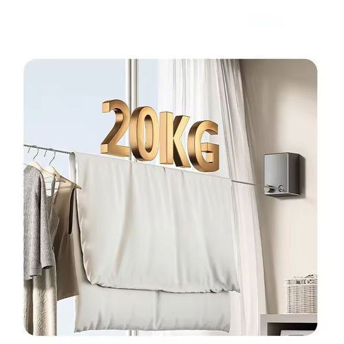 Invisible Retractable Clothesline, Save Space for Small Room