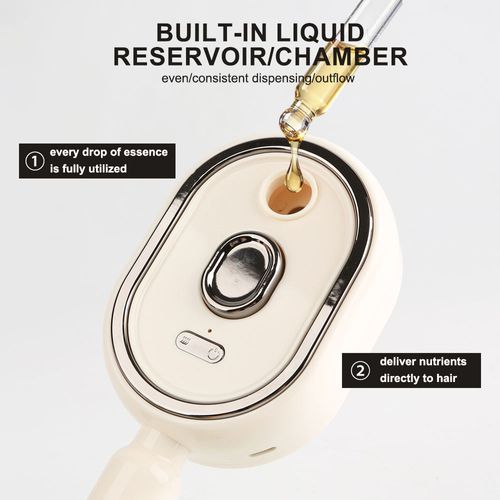 Rechargeable Spray Massage Hair Comb, Electric Mist Detangling Hairbrush