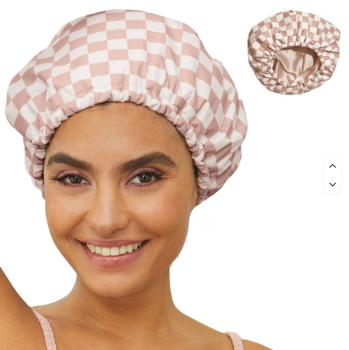 Adjustable Rollable Shower Cap, No More Wet Hair