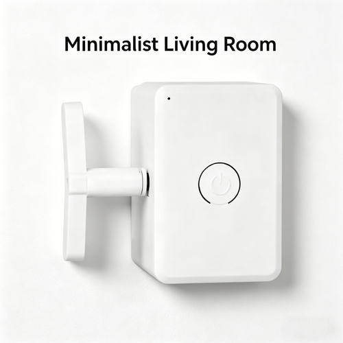 RF Wireless Remote Light Switch Kit, No Wiring Needed Stick-On Receiver, 10-20M Wall Penetrating Remote Control for Home Lights, Easy Install Wireless Light Switch Kenya,Pack of 2