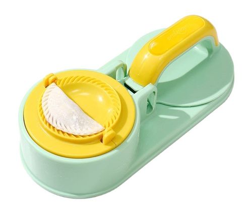 Manual Dumpling Press Mould 2 in1, Fast Dumpling Wrapper Cutter & Dumpling Maker, Food‑Grade PP Kitchen Gadget for Homemade Samosa & Dumplings