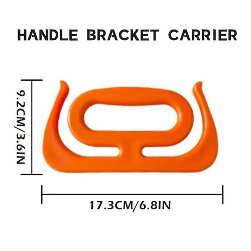 Ergonomic Shopping Bag Carrier Handle Labor‑Saving Plastic Hand Grip For Grocery Bags Paint Buckets Water Jugs.Pack of 2