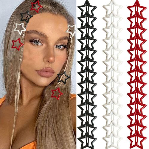 Cute Star Hair Clips For Girls。2,400 shillings, 10 pieces, random colors