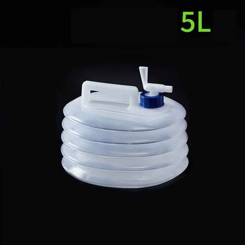 15L Collapsible Water Container with Tap, Portable Foldable Water Storage Jug for Camping, Outdoor & Emergency Water Supply