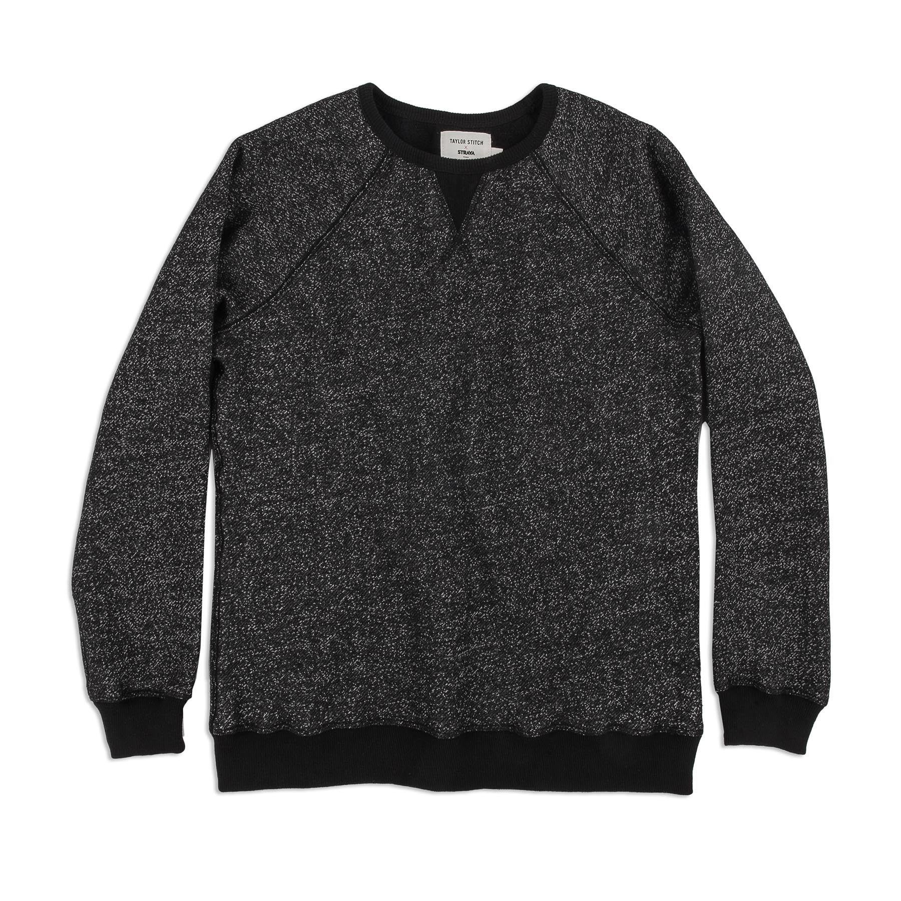 Acwne Women's Apres Crewneck in Salt and Pepper Fleece