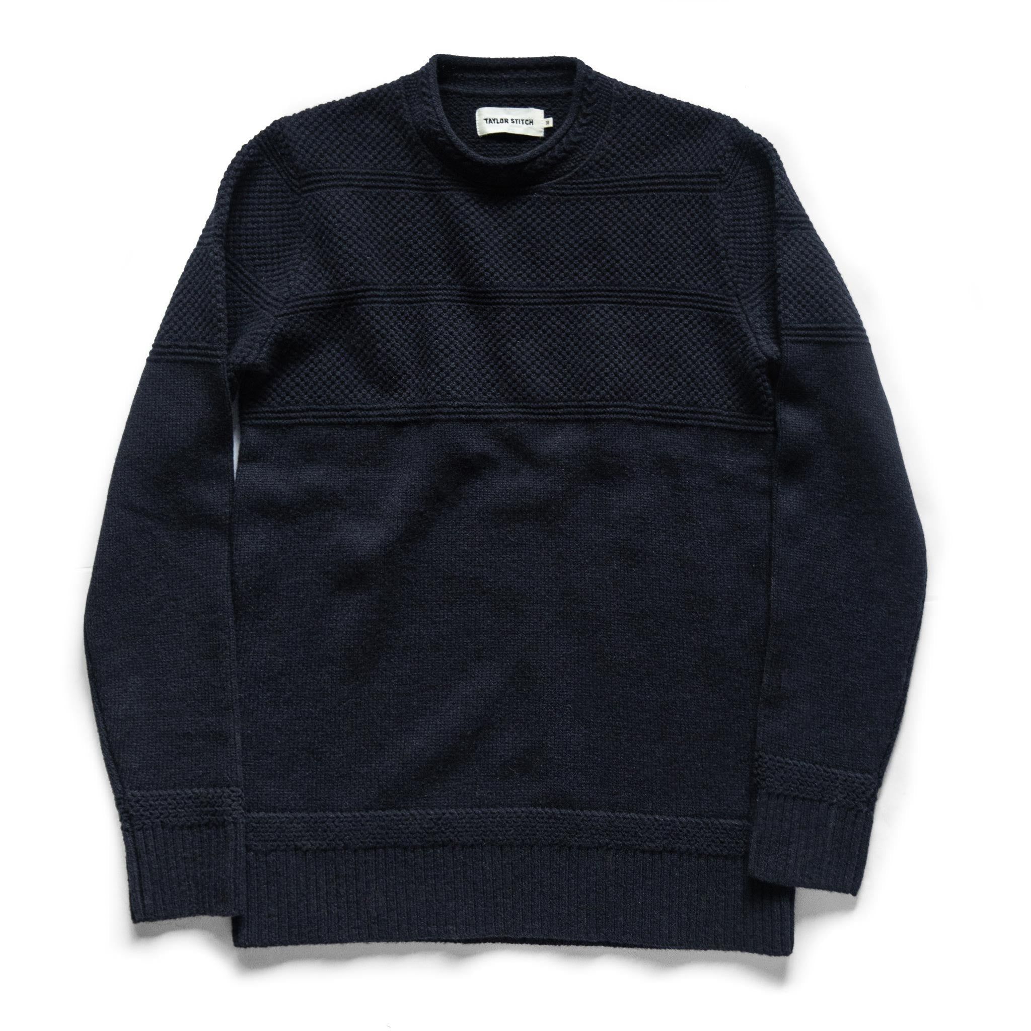 Acwne Ventana Sweater in Navy