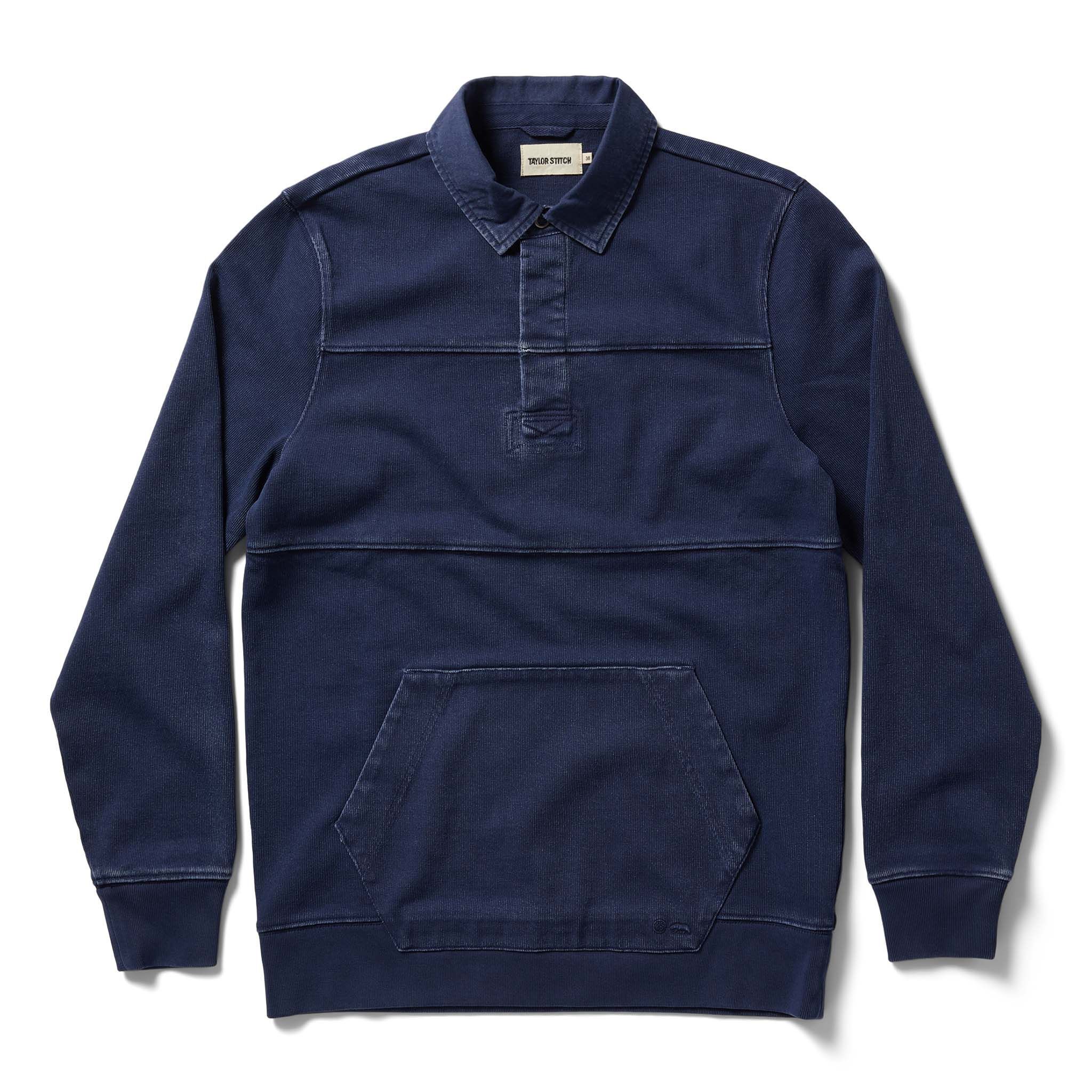 Acwne Turnover Shirt in Washed Indigo