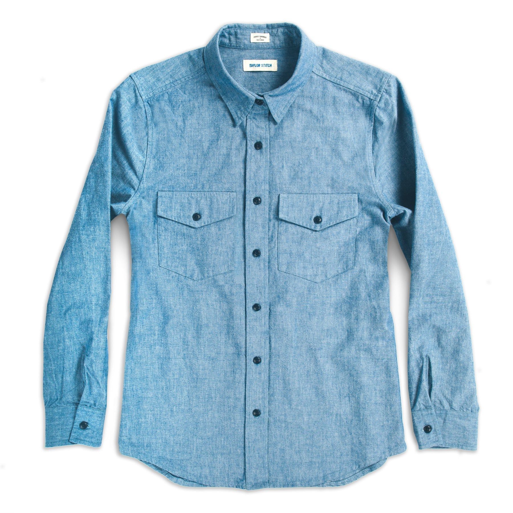 Acwne Studio Shirt in Blue Everyday Chambray