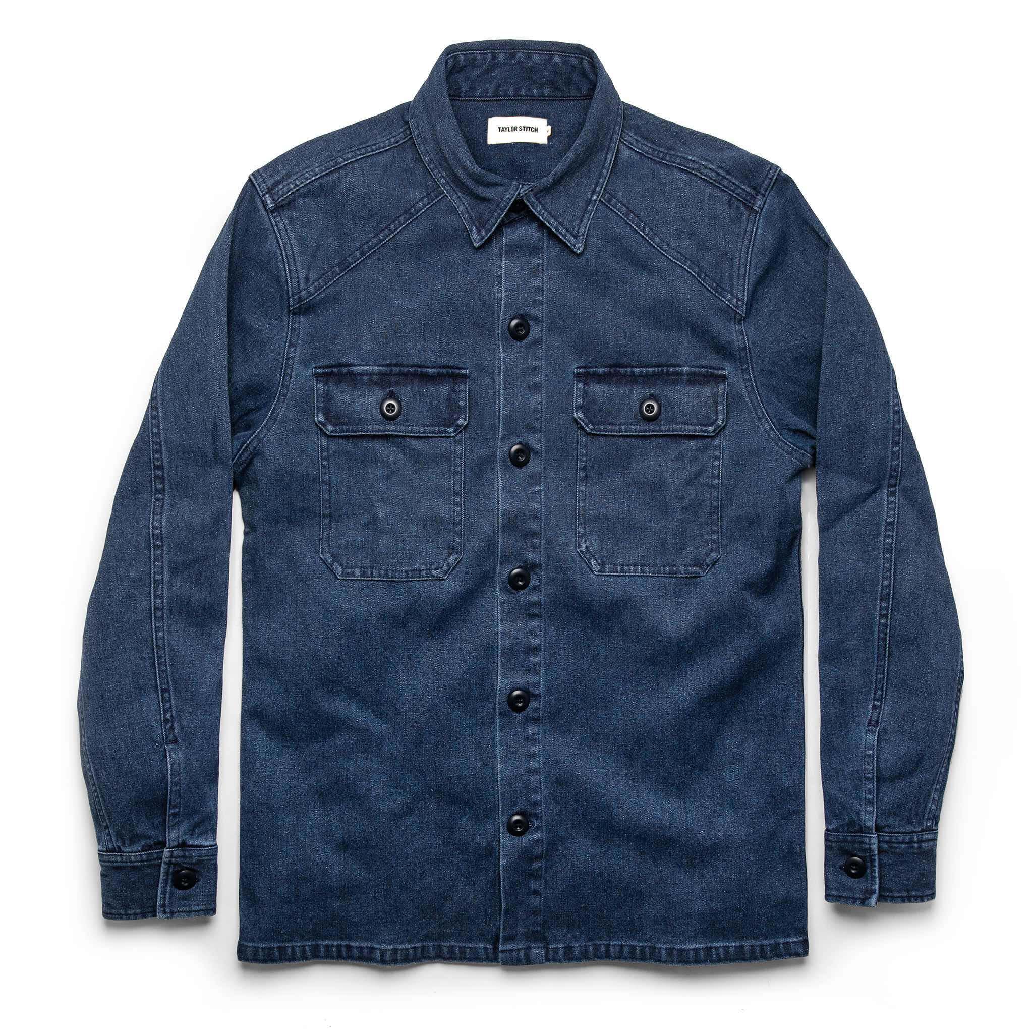 Acwne Shop Shirt in Indigo Boss Duck