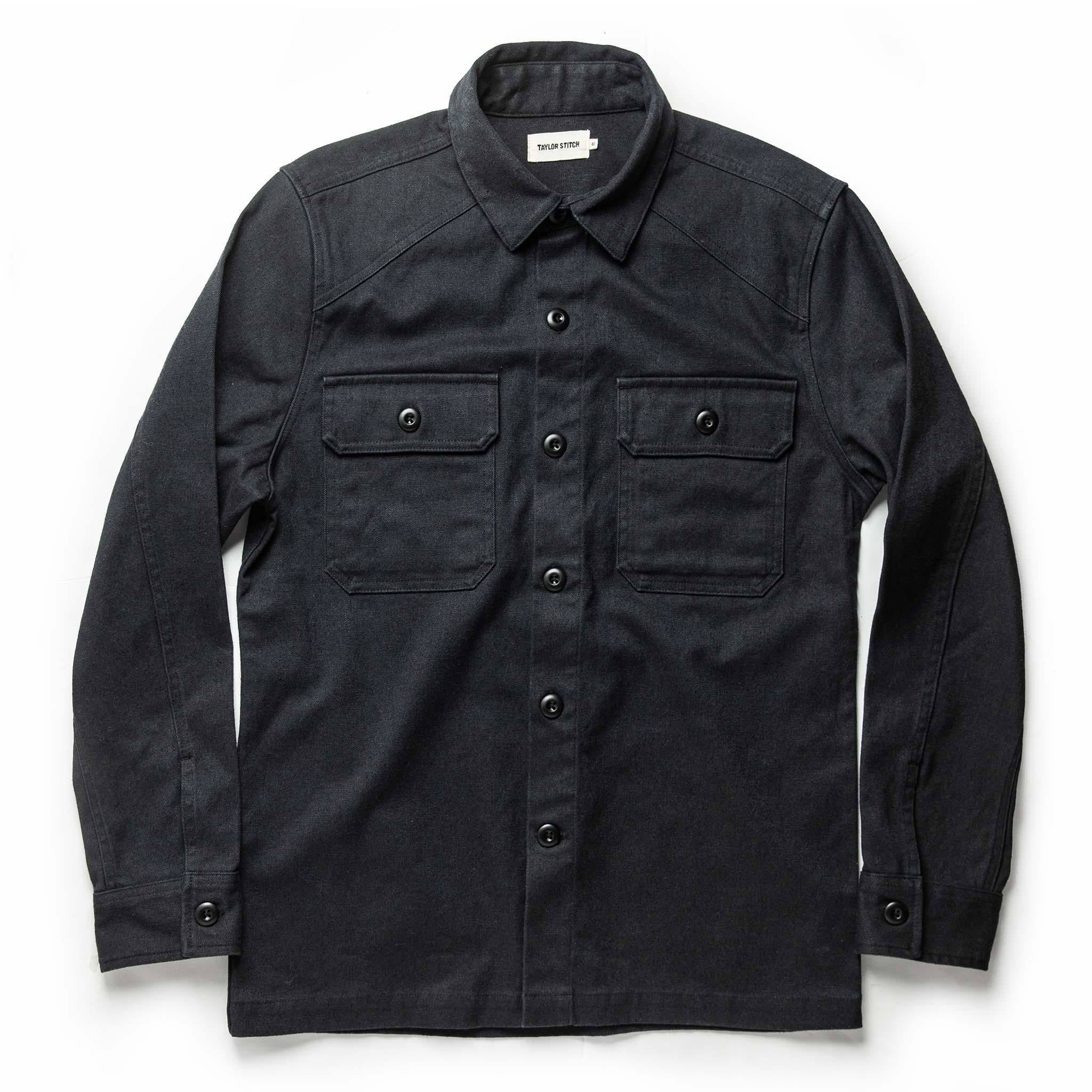 Acwne Shop Shirt in Coal Boss Duck