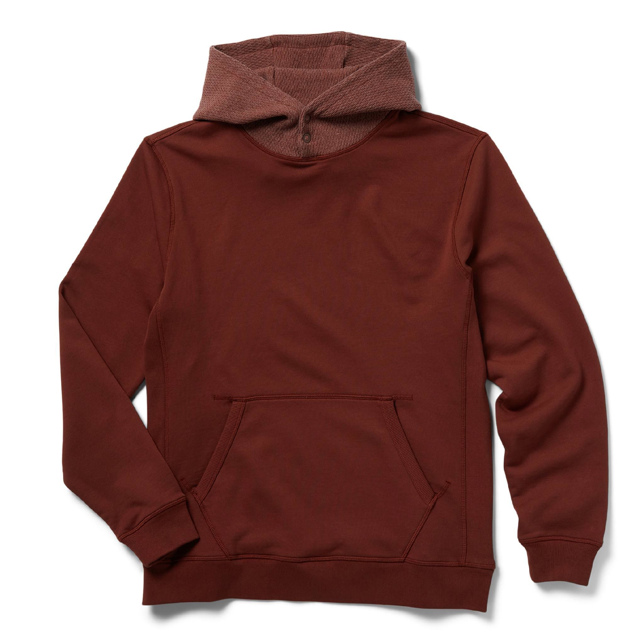 Acwne Shackleton Hoodie in Russet