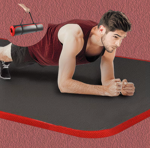 🧘Premium 10mm Extra Thick Yoga Mat, Anti-Slip Home Fitness Mat