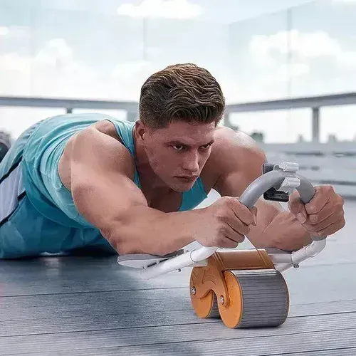 🔩Automatic Ab Roller System, Get Perfect Abs. (Hot Sale Upto 50% Off)