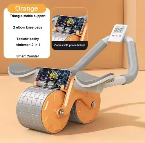 🔩Automatic Ab Roller System, Get Perfect Abs. (Hot Sale Upto 50% Off)