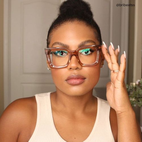 🔥Last Day 49% OFF👀✨👓 Sparkle & Shine with Square Champagne Glasses! ✨
