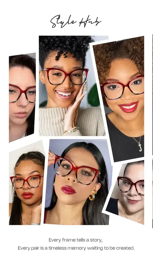 Butterfly Red Glasses