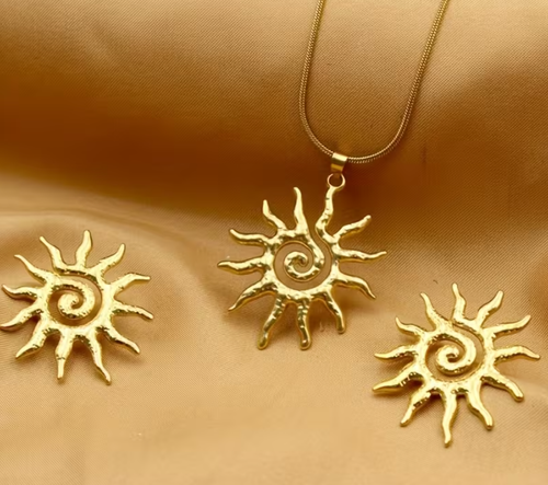 Sun Pendant Necklace